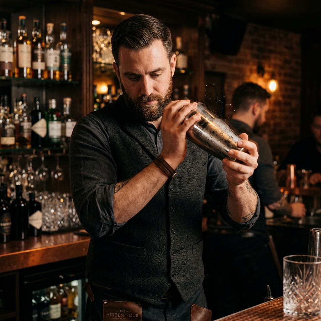 Mixologist Pouring